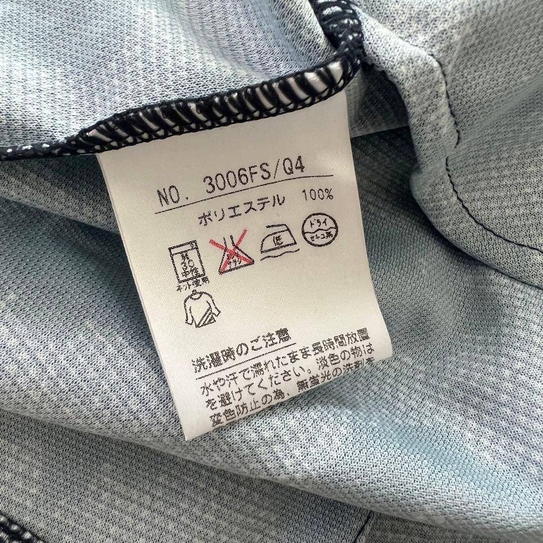 【新品】and per se アンパスィ　ワンピース　半袖　ゴルフ　ロゴ　柄　M