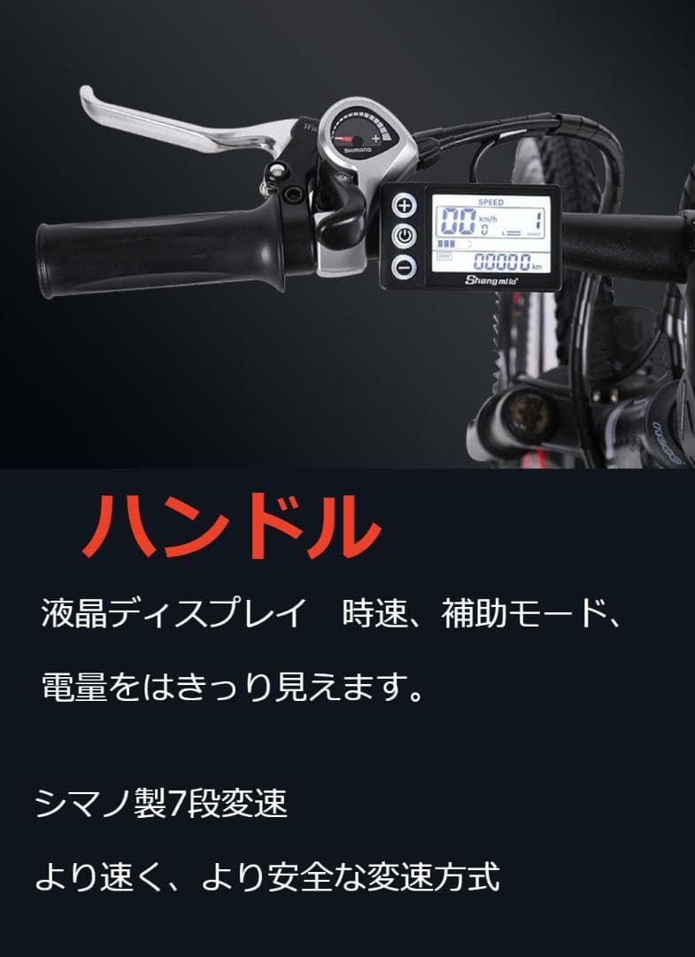 S-M80 電動アシスト自転車 折り畳み バッテリー MTB フル電動自転車