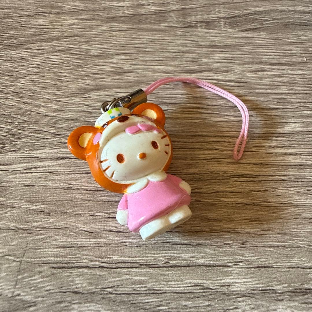 【レア】ハローキティ　たまくまちゃん マッキンコラボ 携帯ストラップ　ピンク