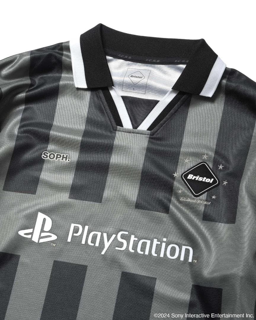 F.C.R.B Bristol PlayStation ストライプ ゲームシャツ