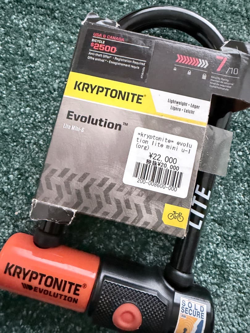 Kryptonite Evolution LITE 自転車 ブラック