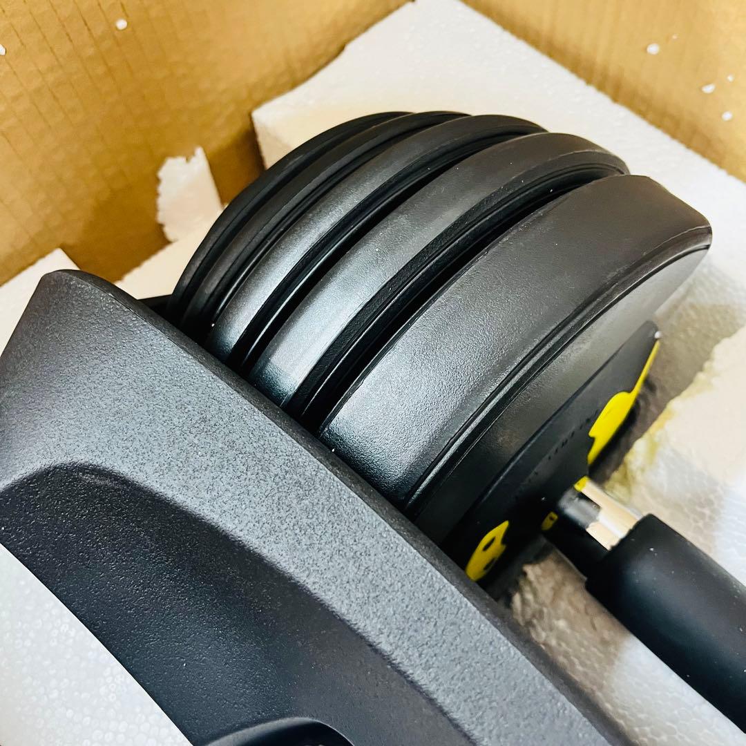 K1079【DUMBBELL】可変式ダンベル 24kg イエロー