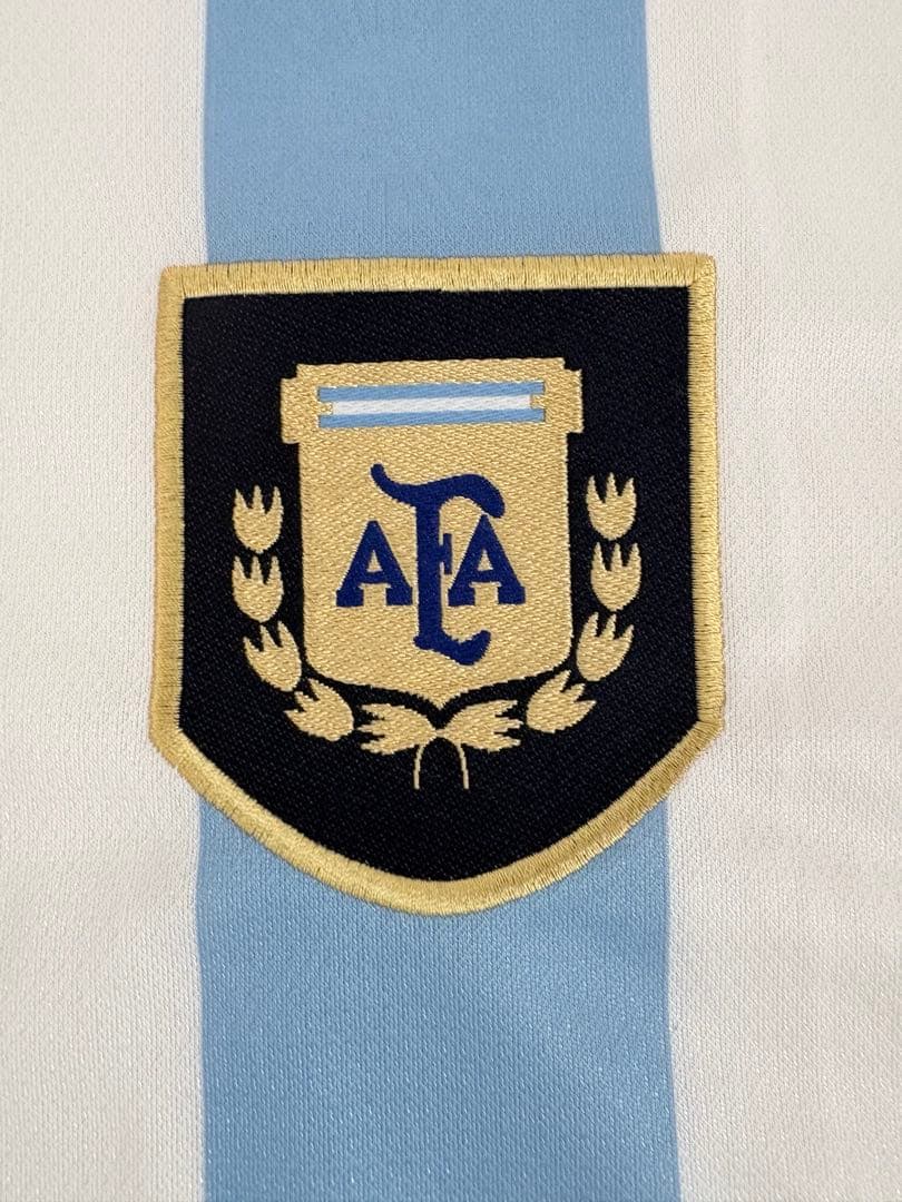 サッカー　アルゼンチン代表　ユニフォーム　AFAエンブレム付き