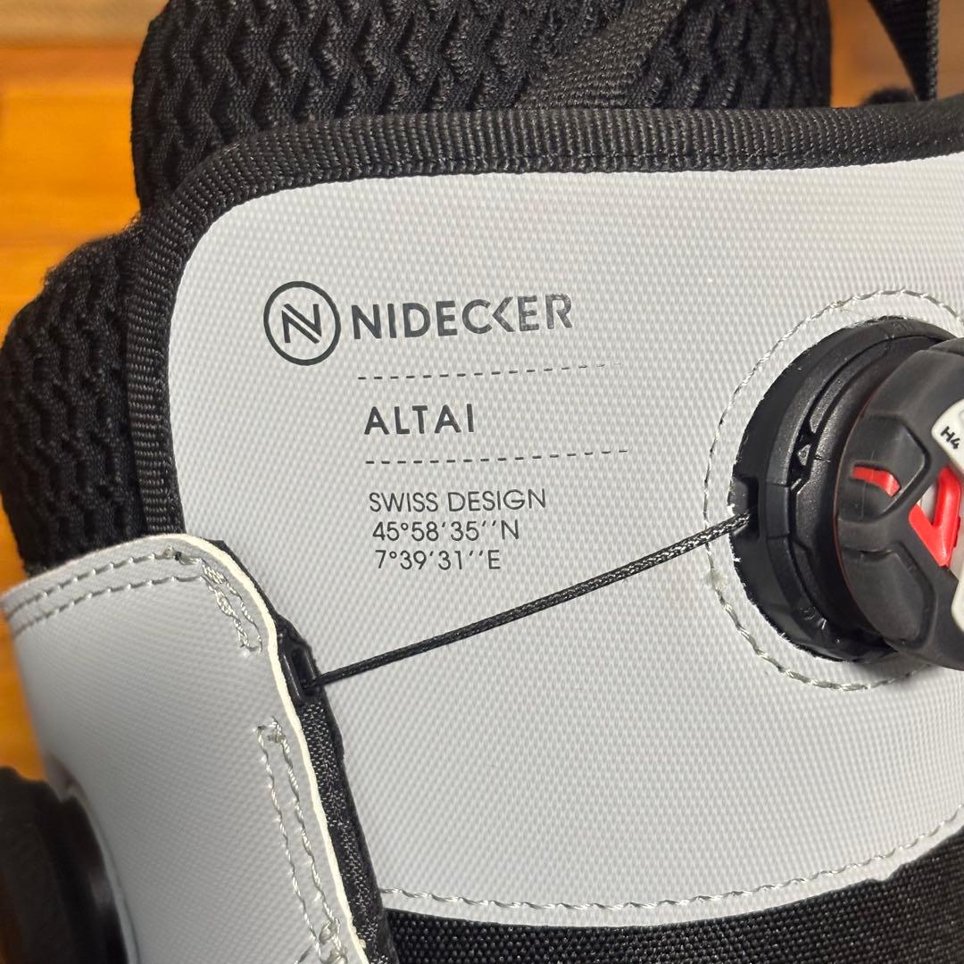 24-25 NIDECKER ALTAI スノーボードブーツ　保証書有り