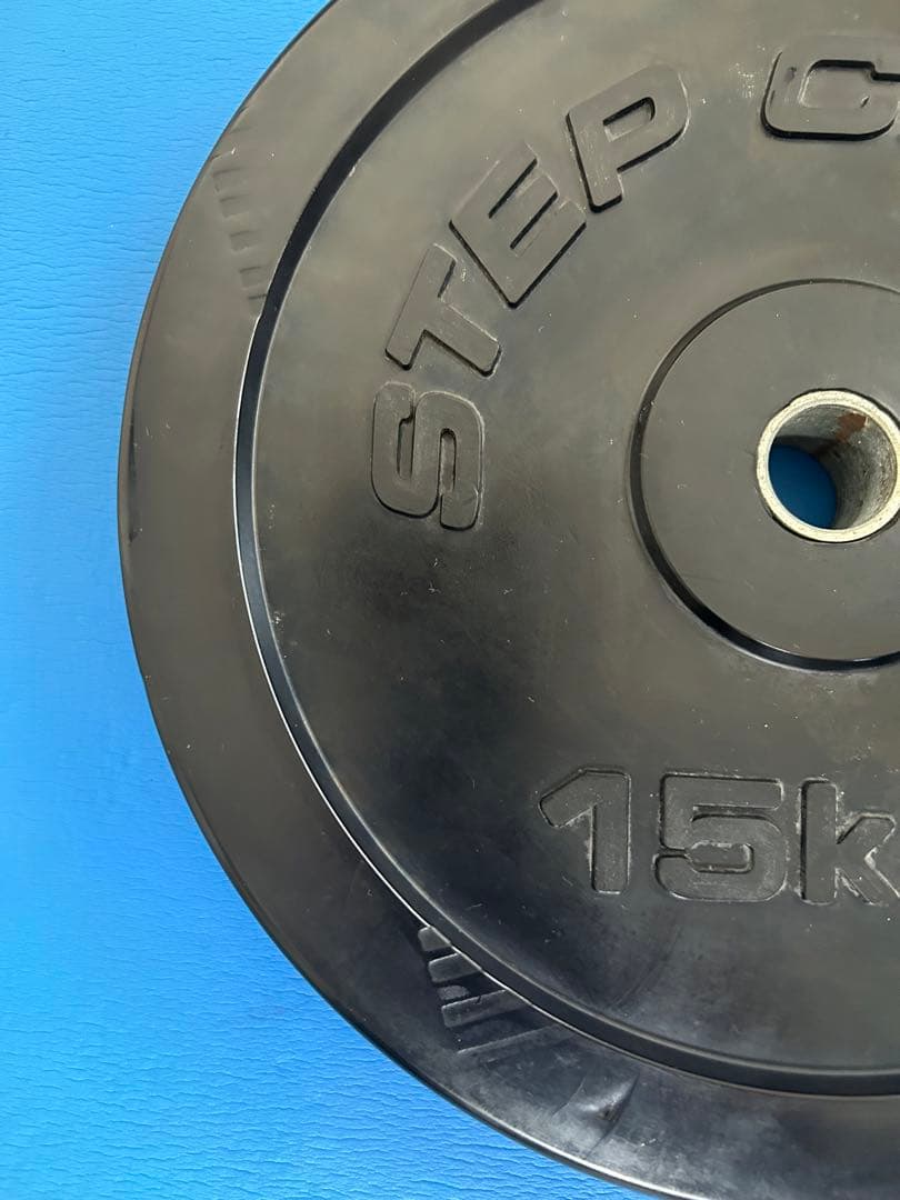 STEP CROSS 15kg プレート ラバーコーティング　28ミリ 2枚