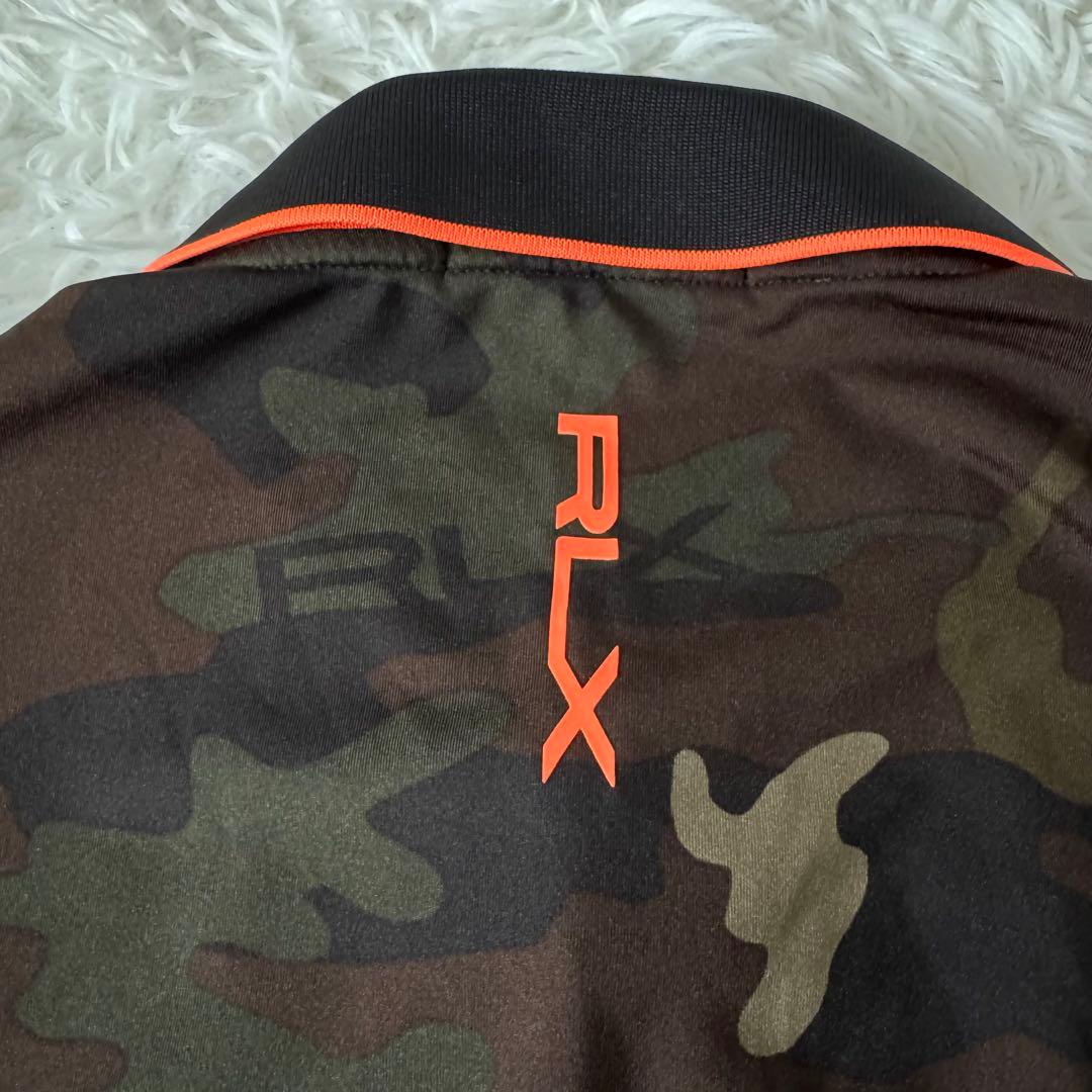 美品✨RLX ラルフローレン カモ柄 ポロシャツ メンズ M サイズ ストレッチ