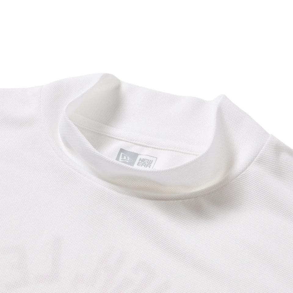 NEWERA GOLF 長袖 モックネック ゴルフボール ホワイト Lサイズ