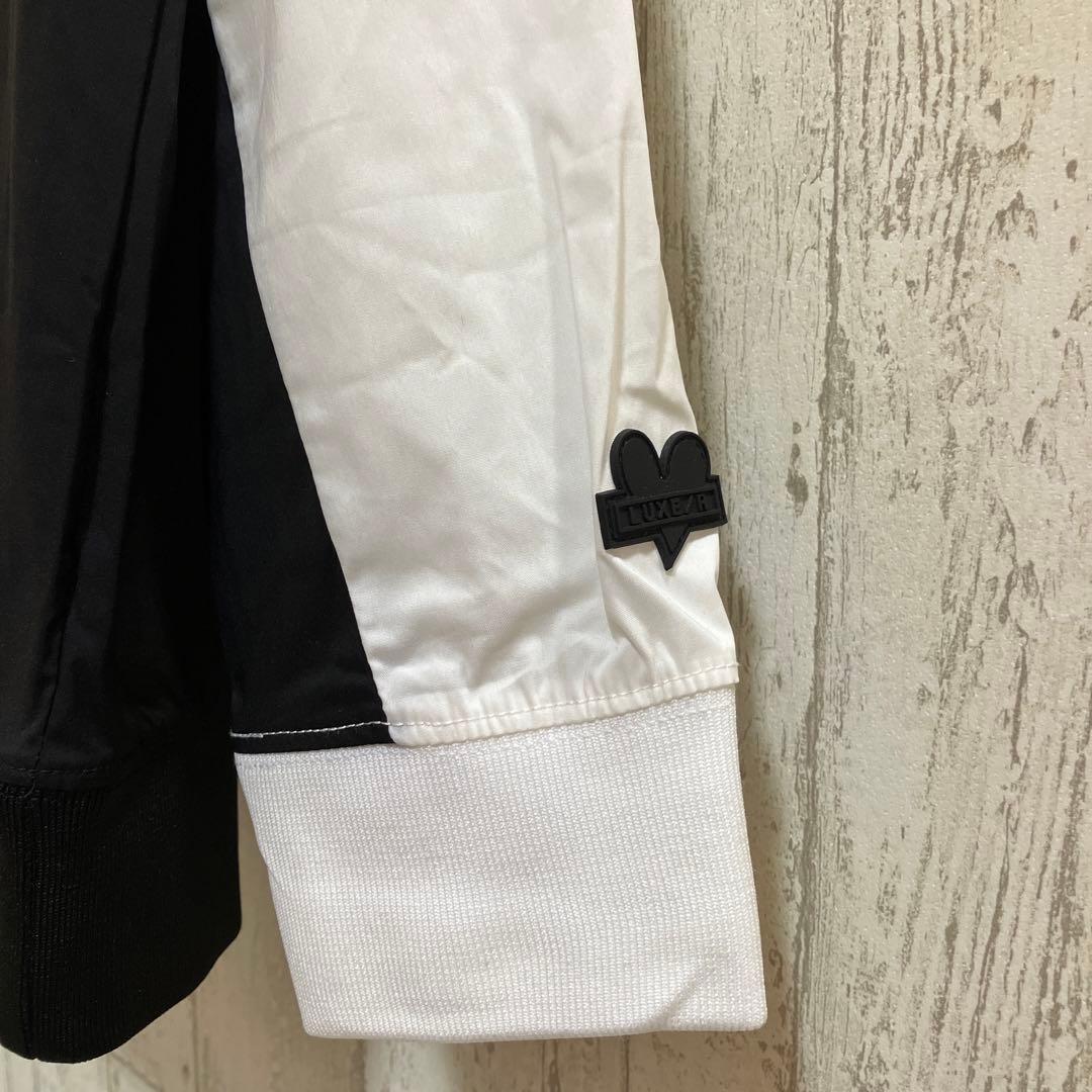 LUXE/R GOLF ストレッチ布帛 モックネック切り替え長袖