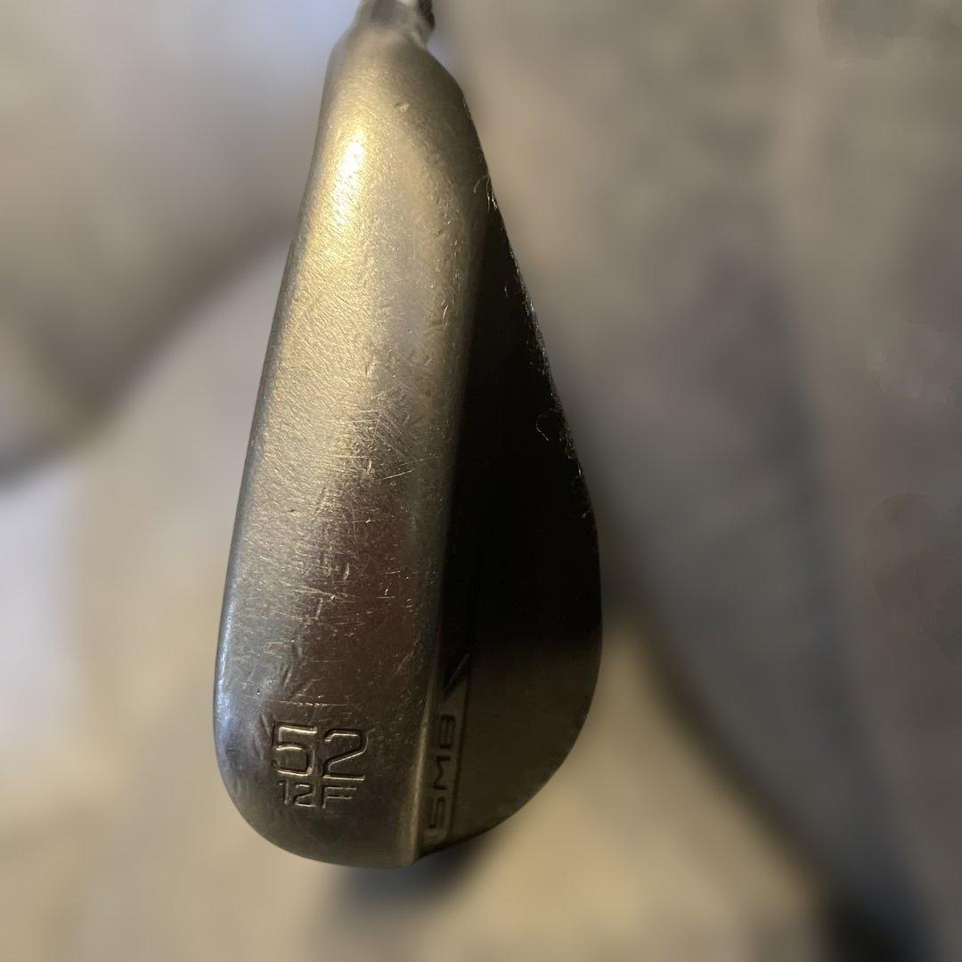SM8　52-12F　ジェットブラック　NS　S　スピンミルド　52°　PS