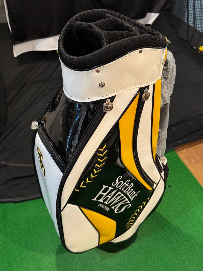 【新品未使用】福岡ソフトバンクホークス キャディバッグ