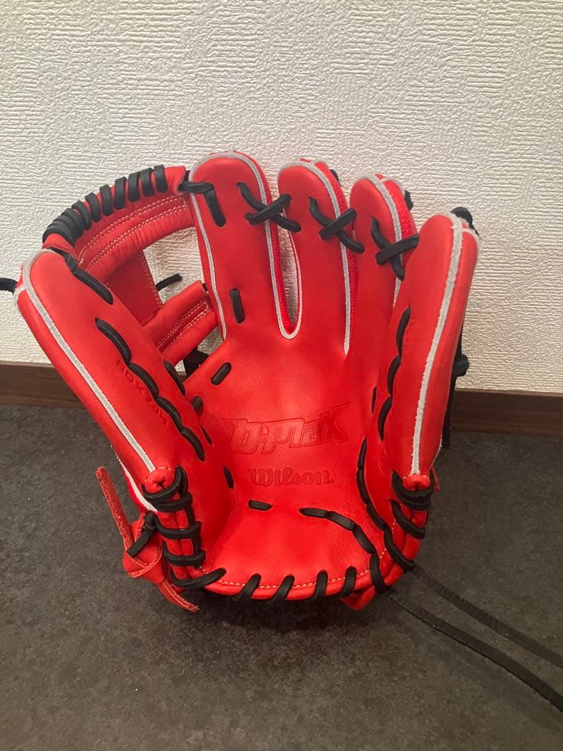 Wilson ジュニア D-MAX デュアル 7J WBW1018 レッド