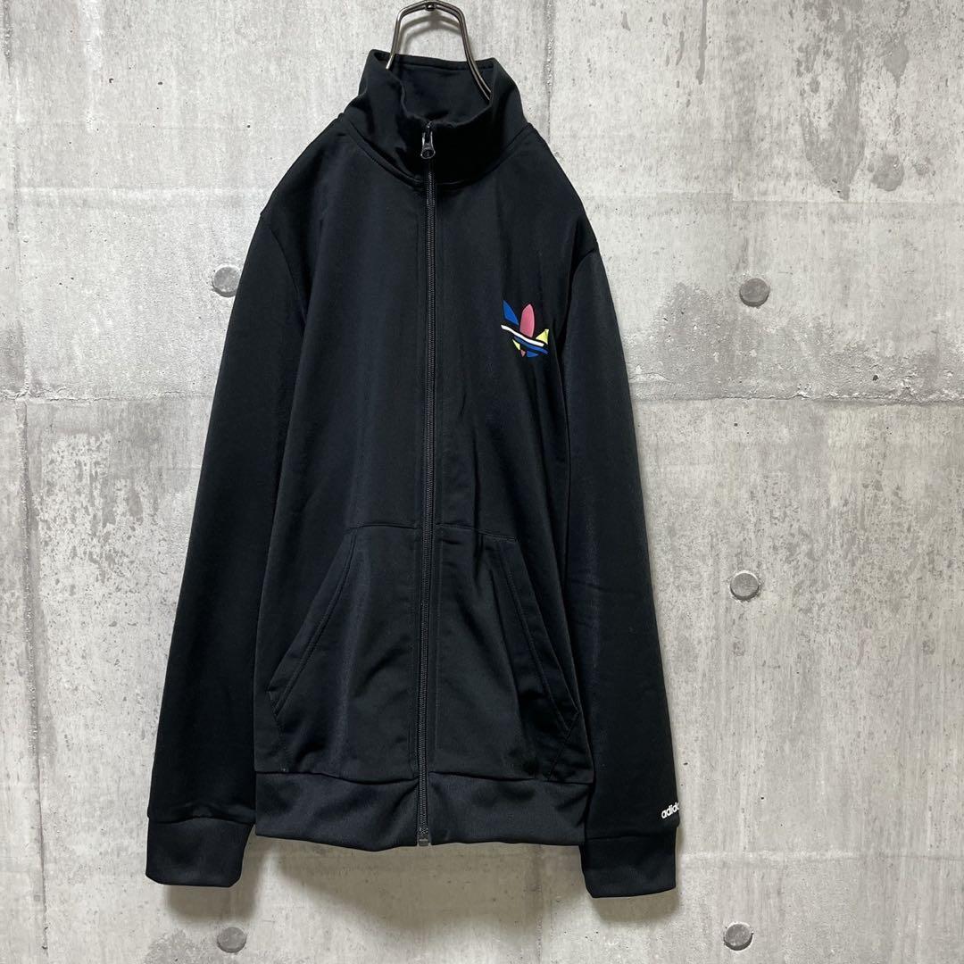 アディダス　adidas トラックジャケット　ブラック　kids160