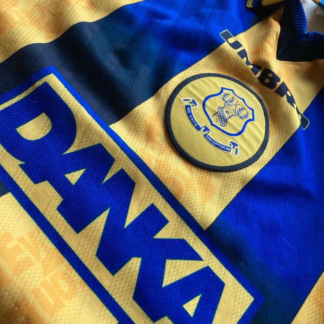 美品 UMBROエバートンFC 96/97 アウェイユニフォーム 青タグ