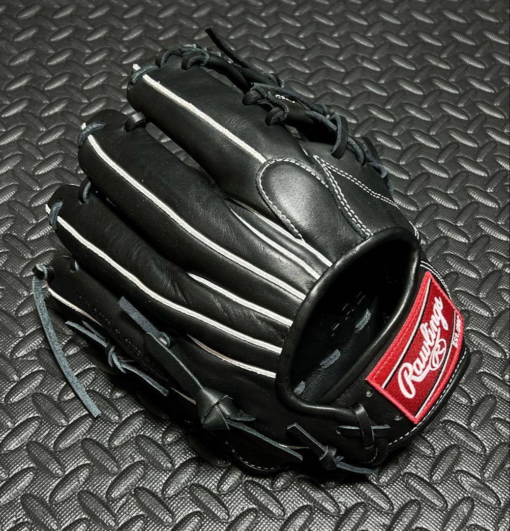 ローリングス ハイパーテック 軟式 内野手用 グローブ ブラック