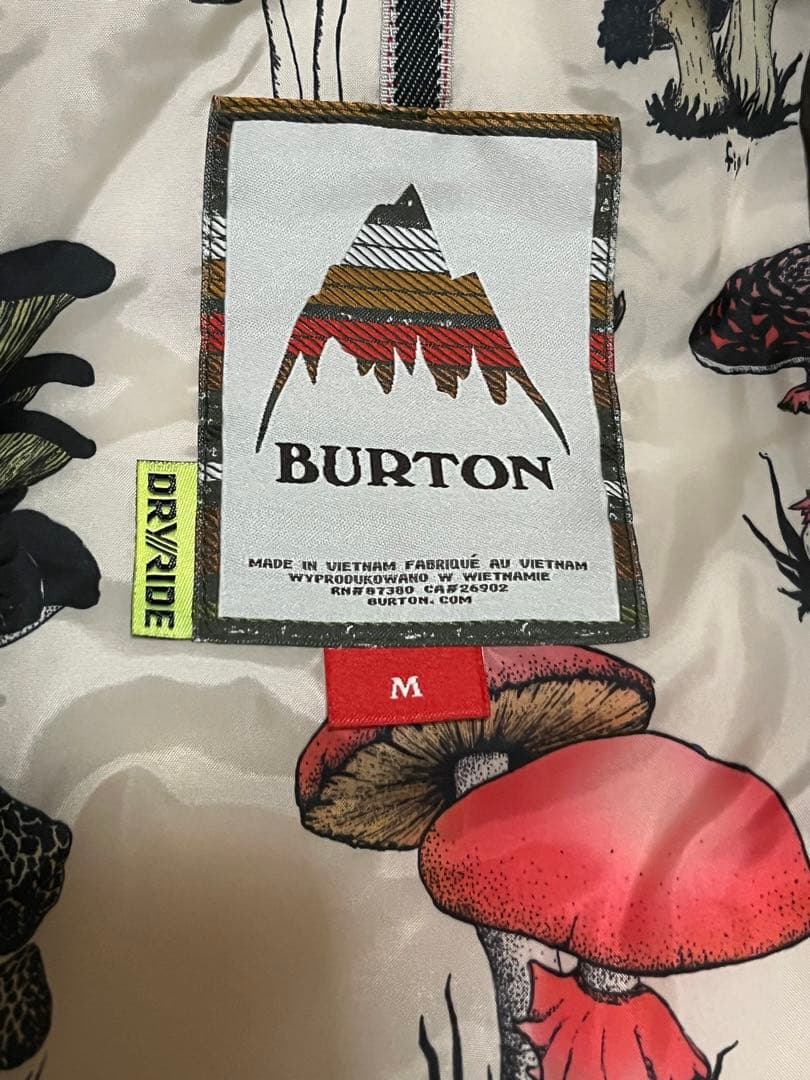 BURTON カーキ ダウンジャケット M