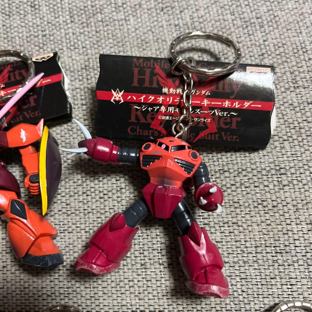 シャア専用モビルスーツ Ｖerハイクオリティキーホルダーセット