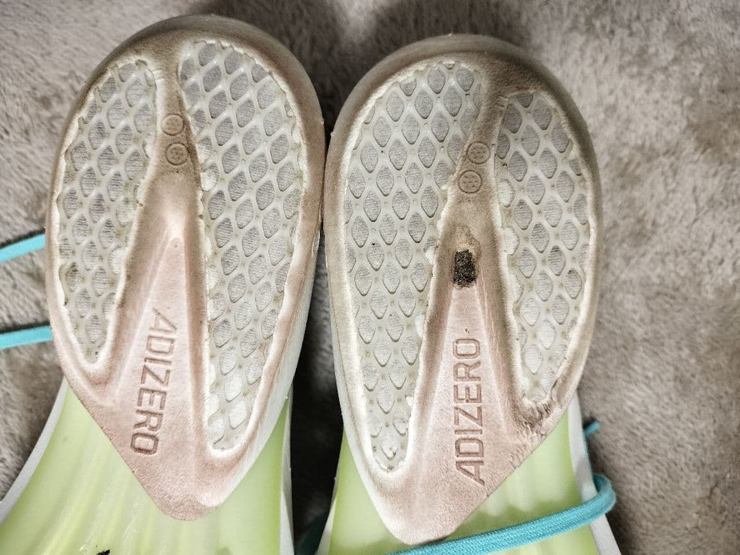 adidas ADIZERO スパイクシューズ ターコイズ 24センチ