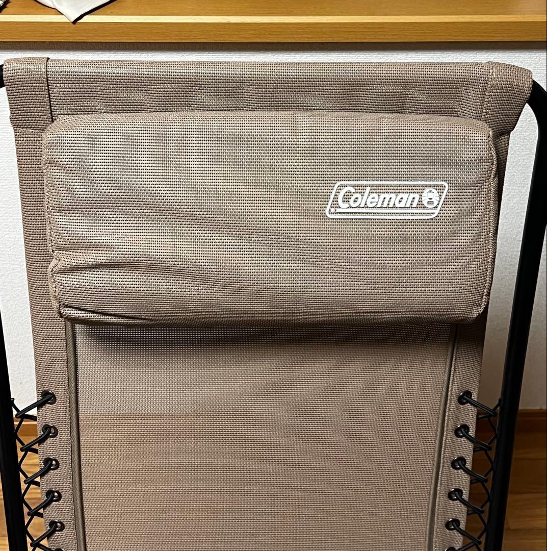 Coleman インフィニティチェア(ベージュ)&カップホルダーIC