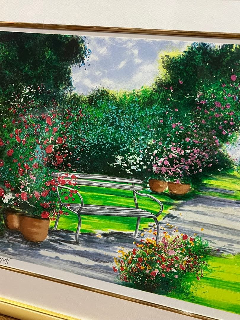 庭の風景 絵画