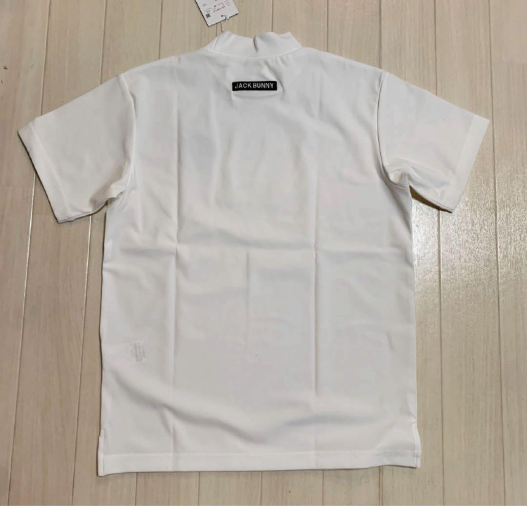 新品【ジャックバニー】メンズ　半袖モックネック　シャツ　6/LL ゴルフウェア