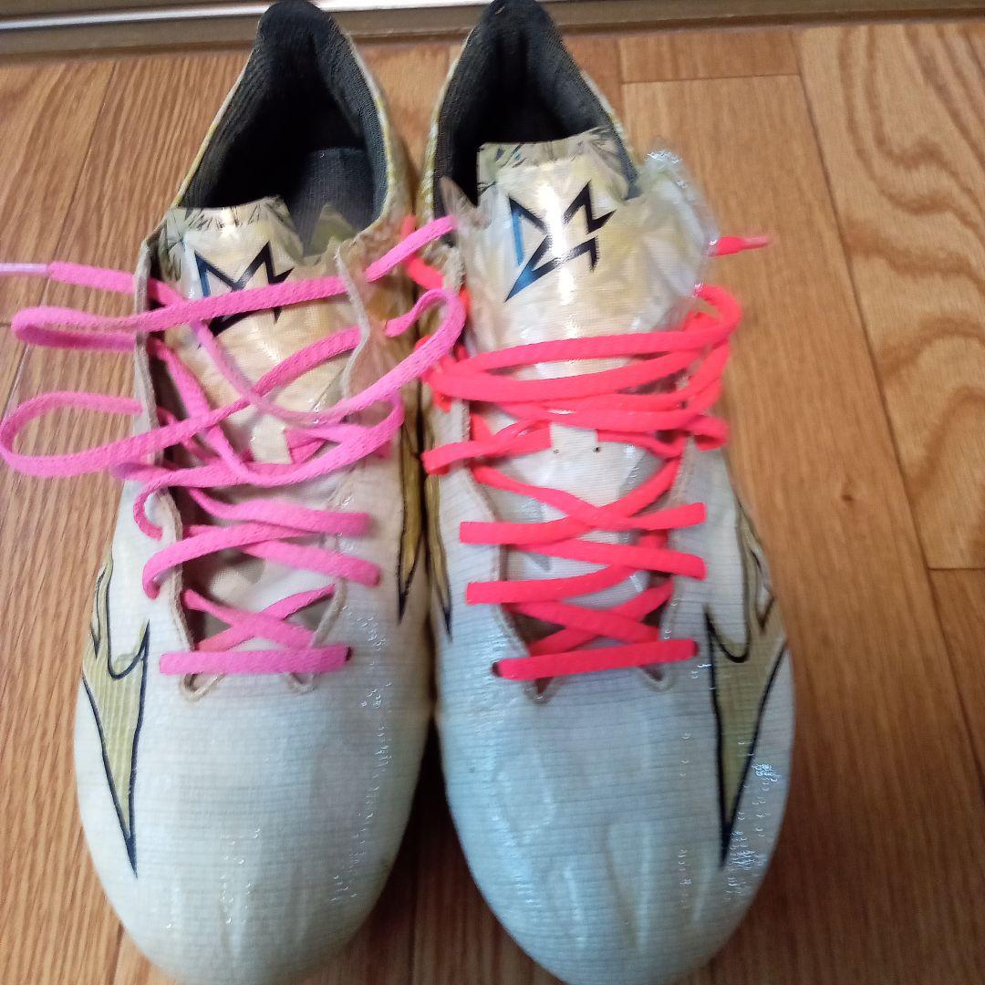Mizuno、Alpha　ホワイト／ゴールド 26.5