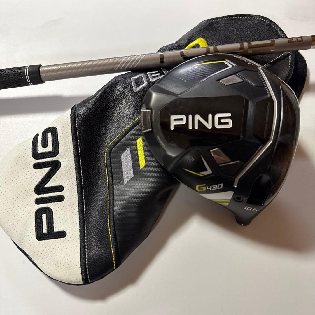 【名器・つかまる】PING G430 SFT ヘッド単体 10.5°（カバー付）
