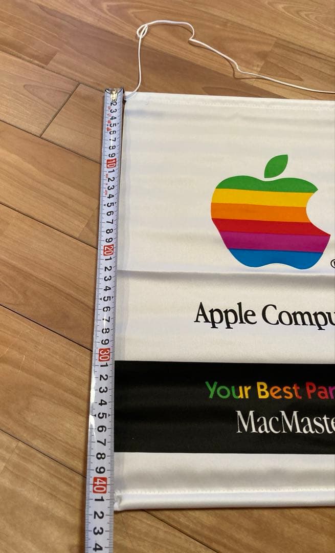 【非売品 激レア！】 Apple レインボー ロゴ タペストリー アップル