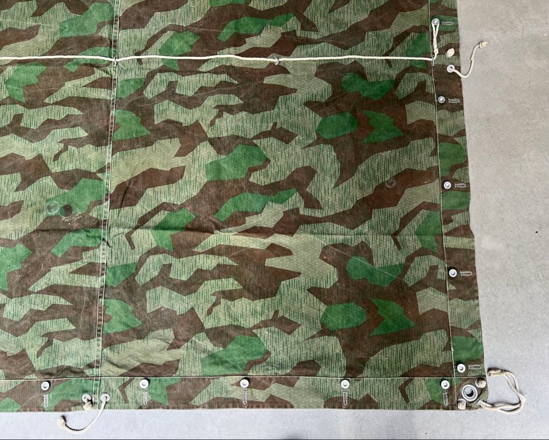 ①40s スイス軍幕 スプリンターカモ ツェルトバーン ミリタリー テント