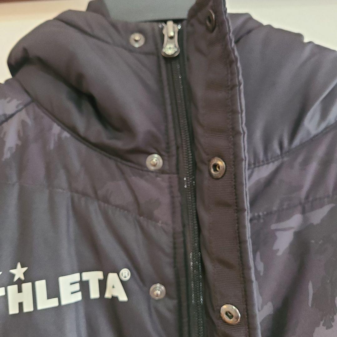ATHLETA 迷彩柄 フード付きベンチコート