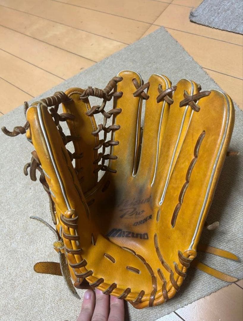 ミズノプロ オーダー 外野手用 イチローモデル 日本製 旧ラベル