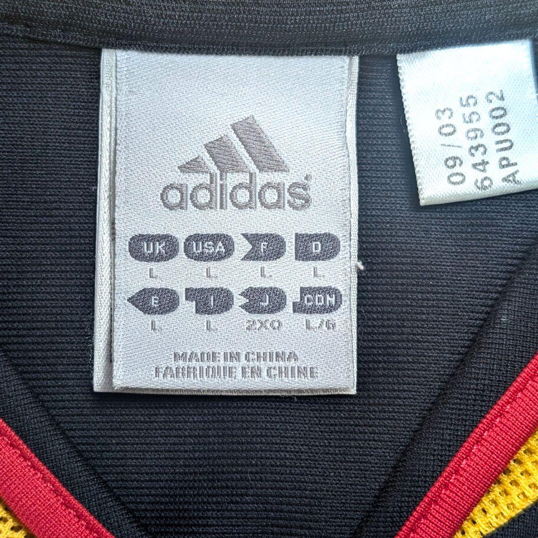 古着 サッカー ユニフォーム ドイツ代表 メッシ素材 メンズ 2XL相当