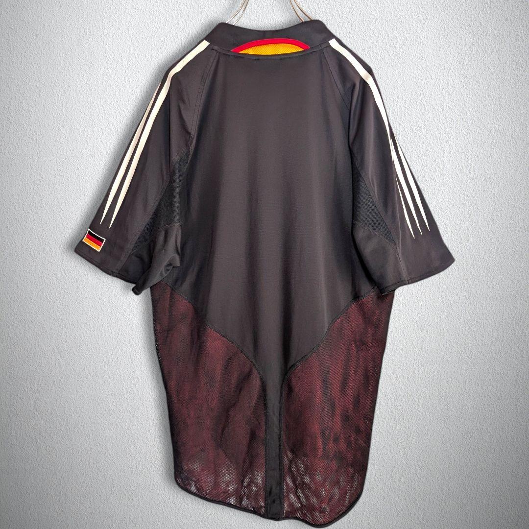 古着 サッカー ユニフォーム ドイツ代表 メッシ素材 メンズ 2XL相当