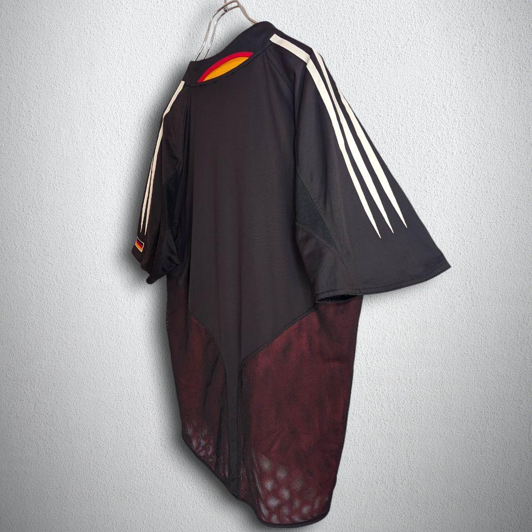 古着 サッカー ユニフォーム ドイツ代表 メッシ素材 メンズ 2XL相当