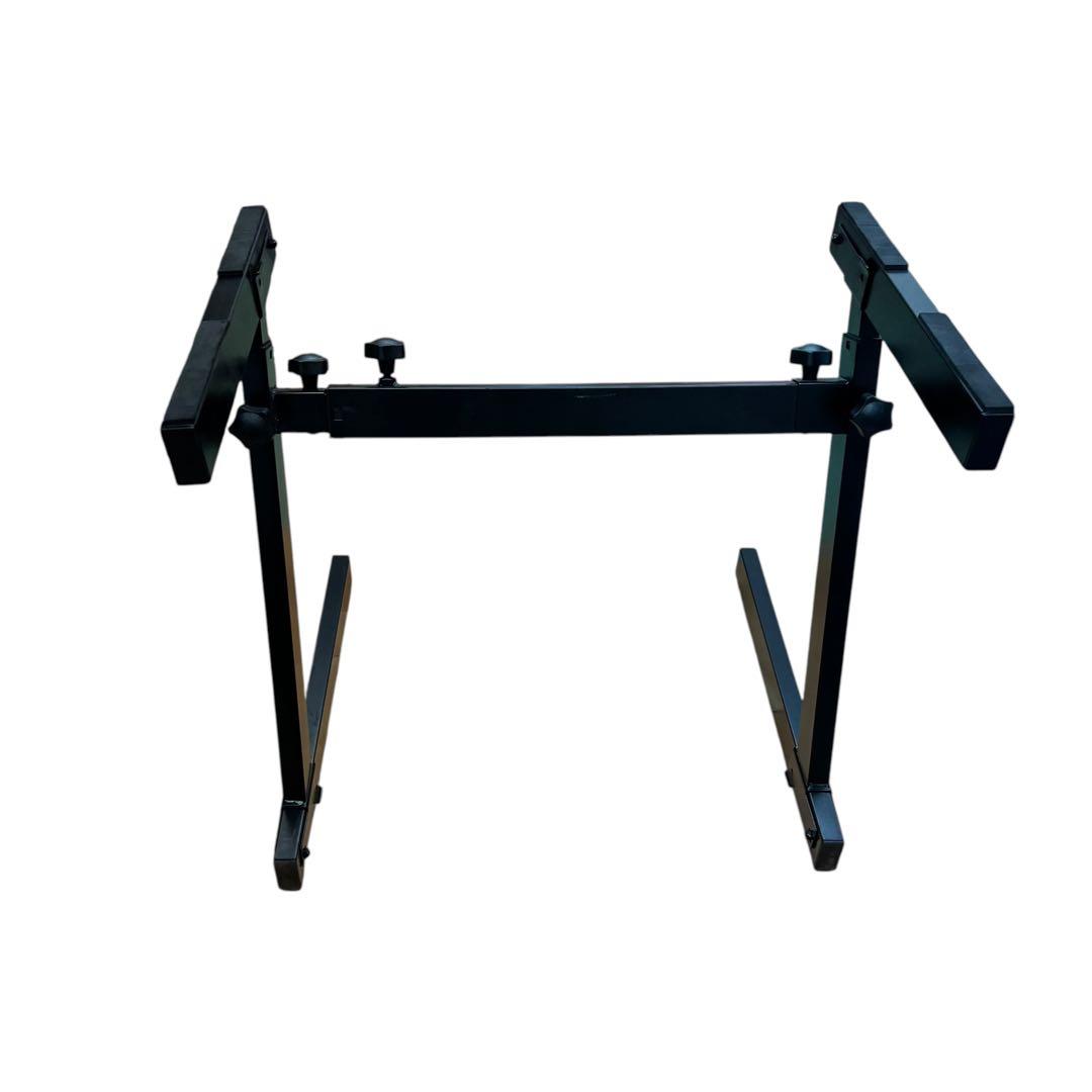 【美品】Roland 電子ピアノ用 シンセサイザー用スタンド 黒 KS-18Z