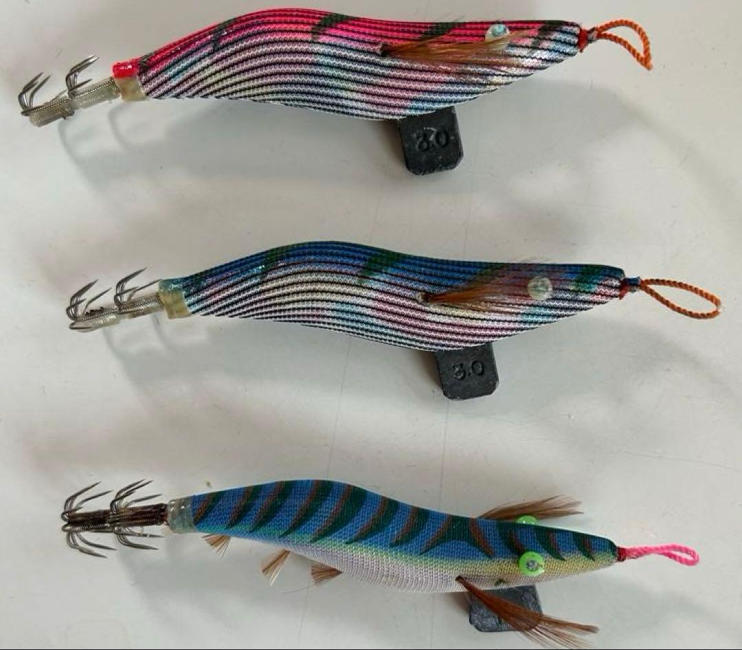 ルアー・フライ 9x Japanese Egi Squid Jigs Mixed Lot
