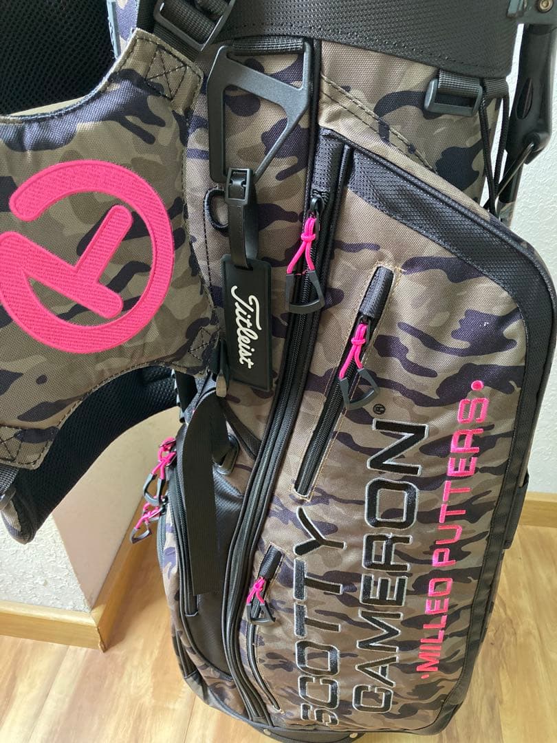 SCOTTY CAMERON 迷彩キャディバッグ ゴルフバッグ スタンドバッグ