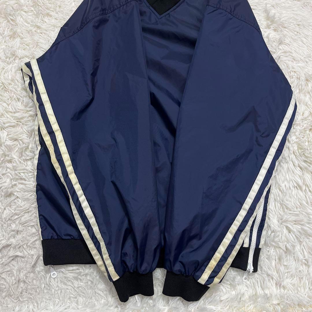 90s　adidas　アディダス　リバーシブル ナイロン プルオーバー ピステ