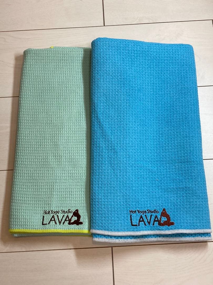 スカーラヨガマットセット&LAVAラグ　ネットバック、ボタニカルバーム付き