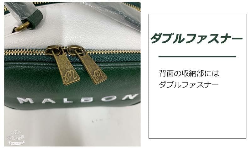 新品未使用 ゴルフラウンドバッグ ゴルフバッグ ブラウン 2way ショルダー