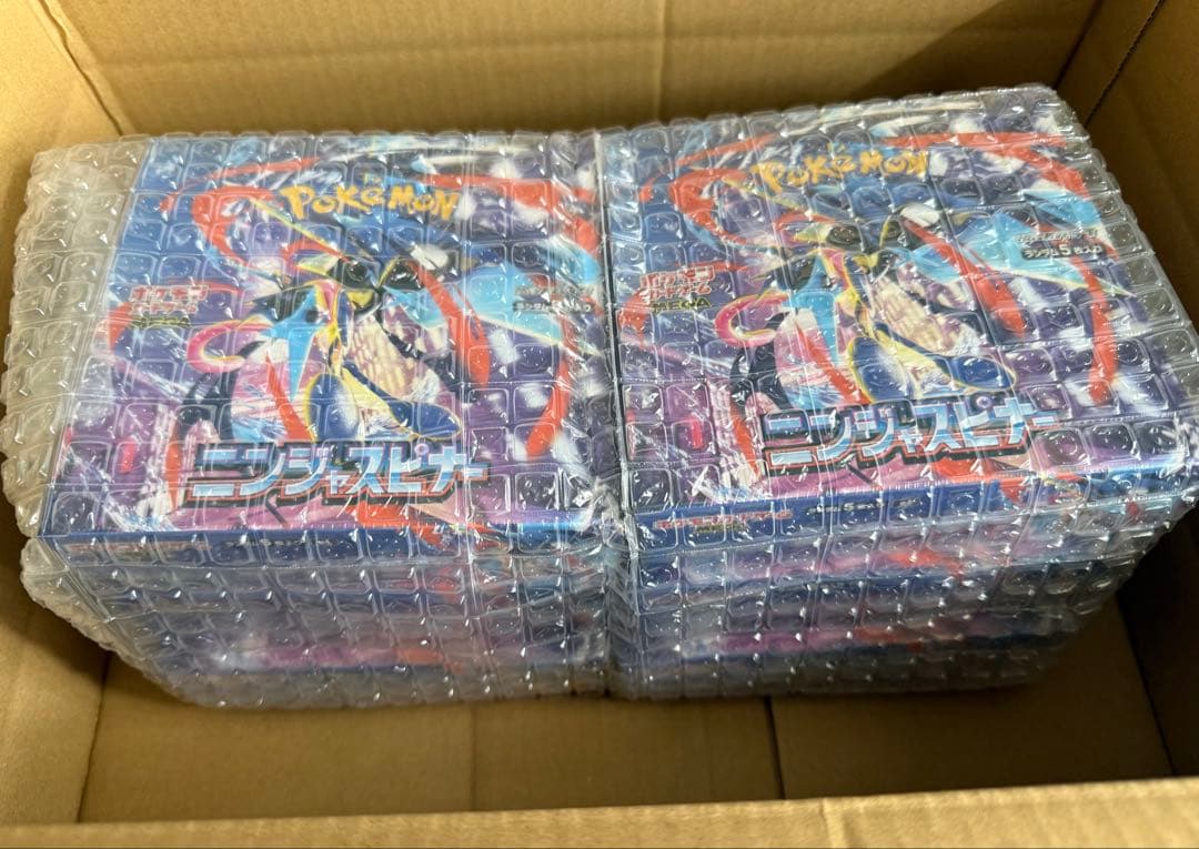 ポケモンカードゲーム ニンジャスピナー シュリンク付き ボックス５個セット
