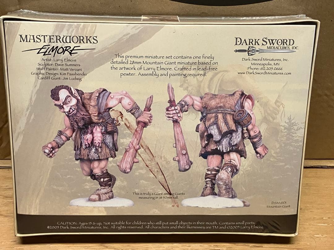 未開封　Dark Sword Mountain Giant メタルミニチュア