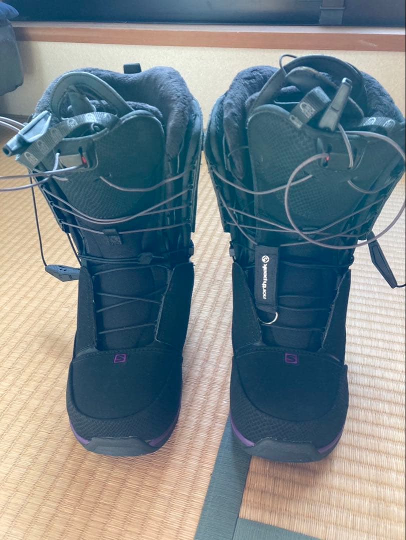 Salomon スノーボードブーツ ブラック/パープル