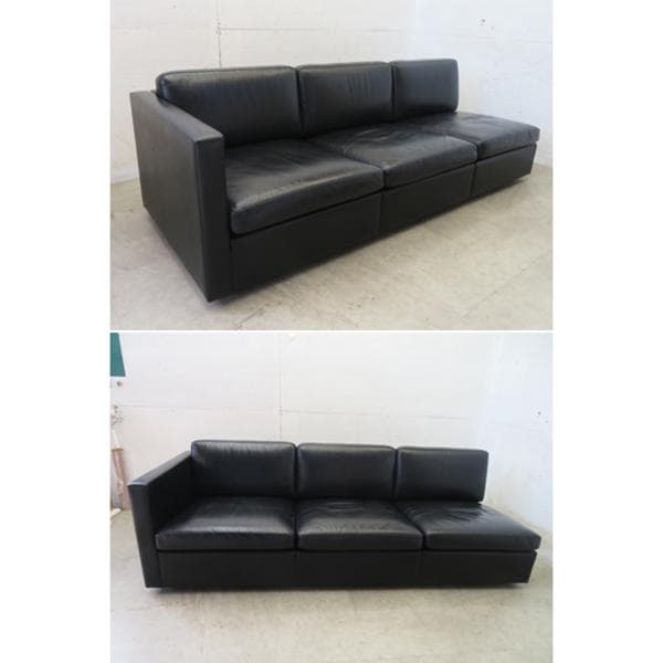 美品■Knoll/ノール■フィスター■185.9万■総革■3人掛けソファ■3P