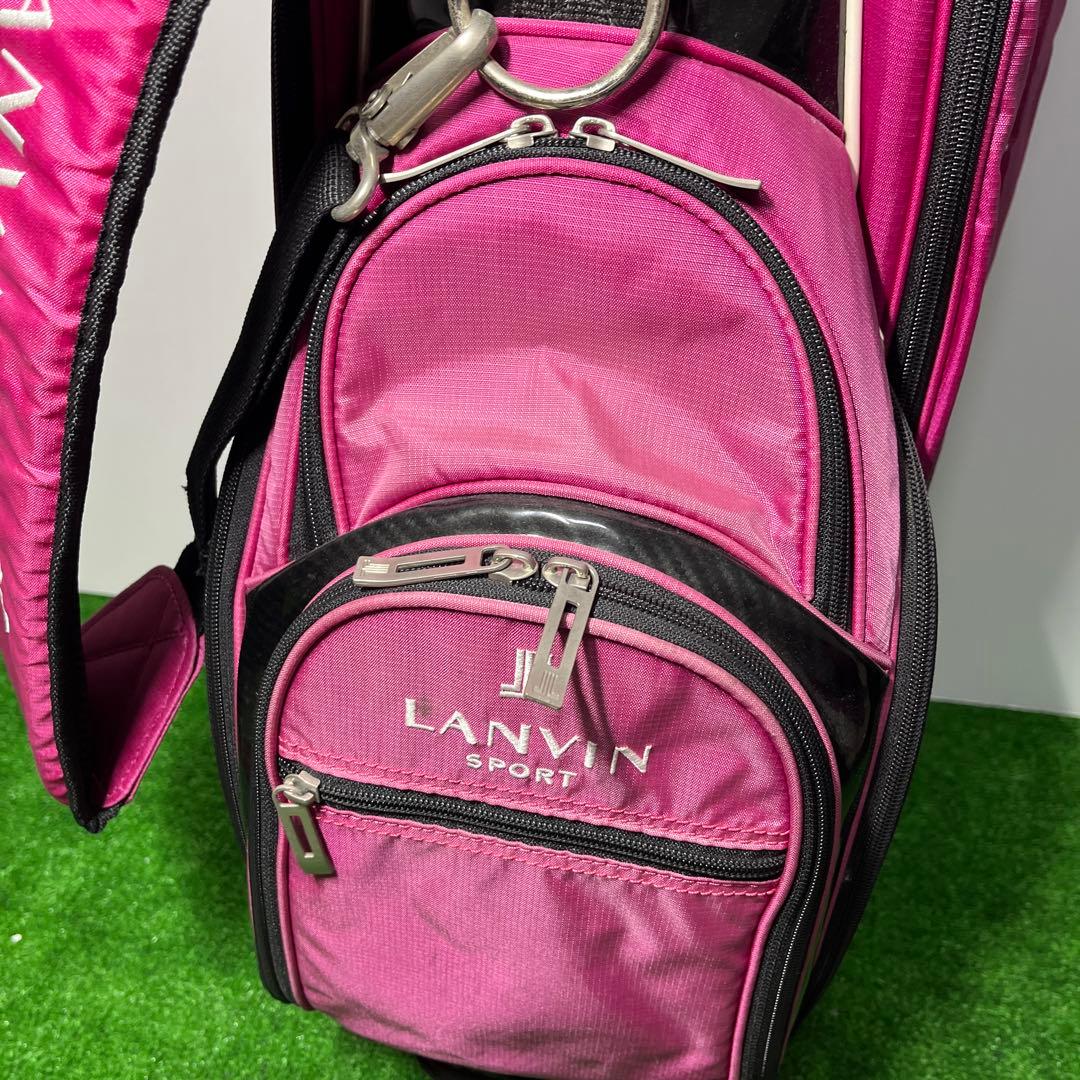 JB1775 LANVIN SPORT レディース キャディバッグ スタンド式
