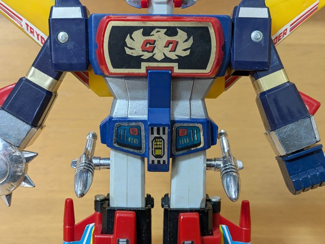 当時の物　無敵ロボ　トライダーG7 超合金