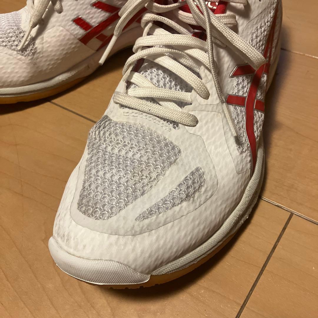 ASICS Japan バレーボールシューズ ホワイト/レッド　26.0