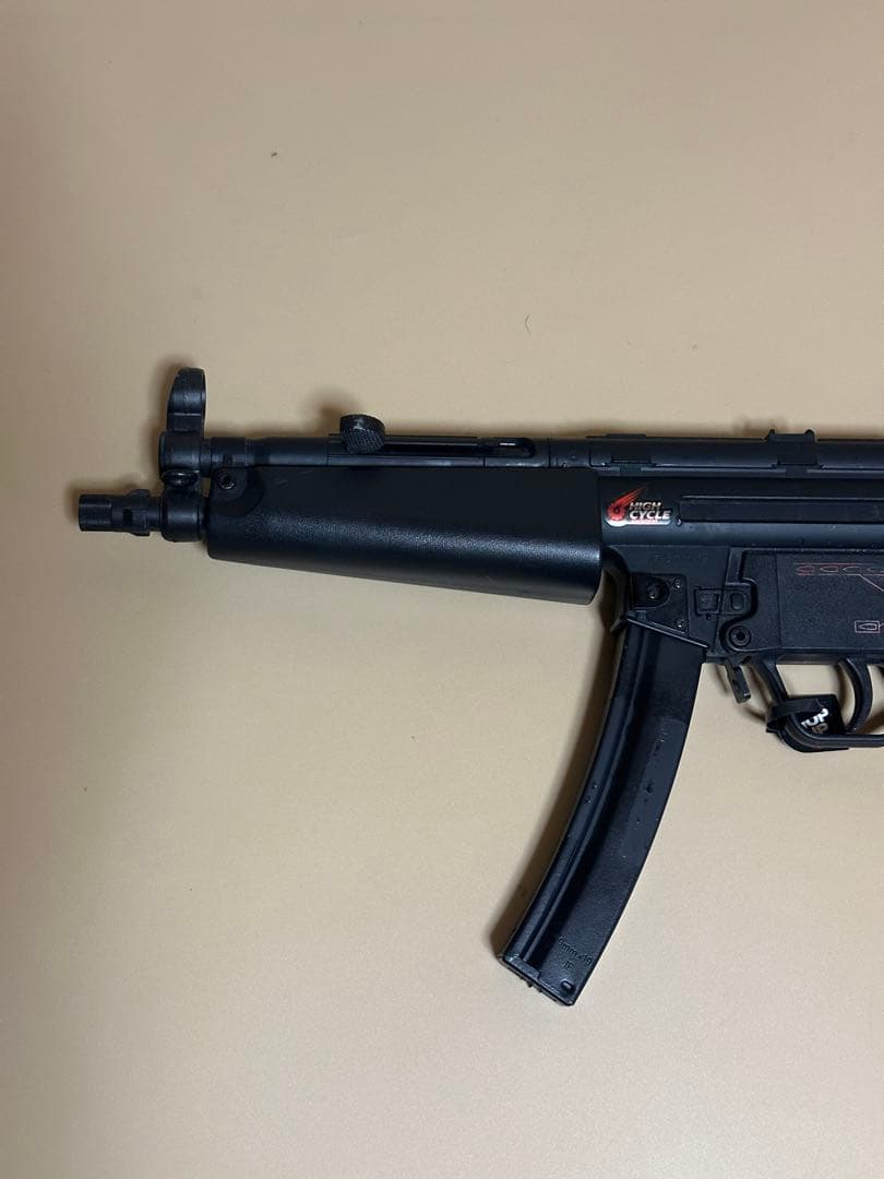 【タイムセール】MP5 A5 ハイサイクル、ロングマガジン、LIPO バッテリー