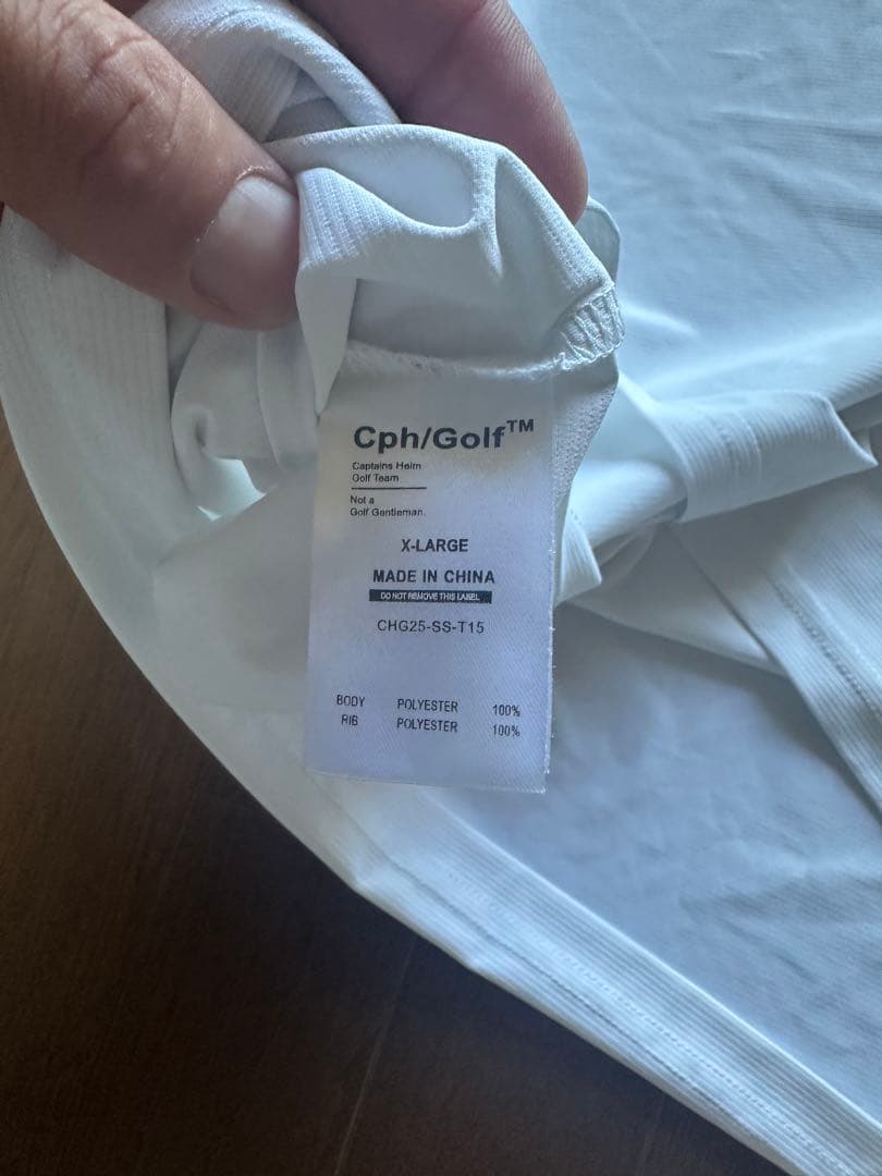 Cph/Golf™ モックネック Tシャツ XL 白