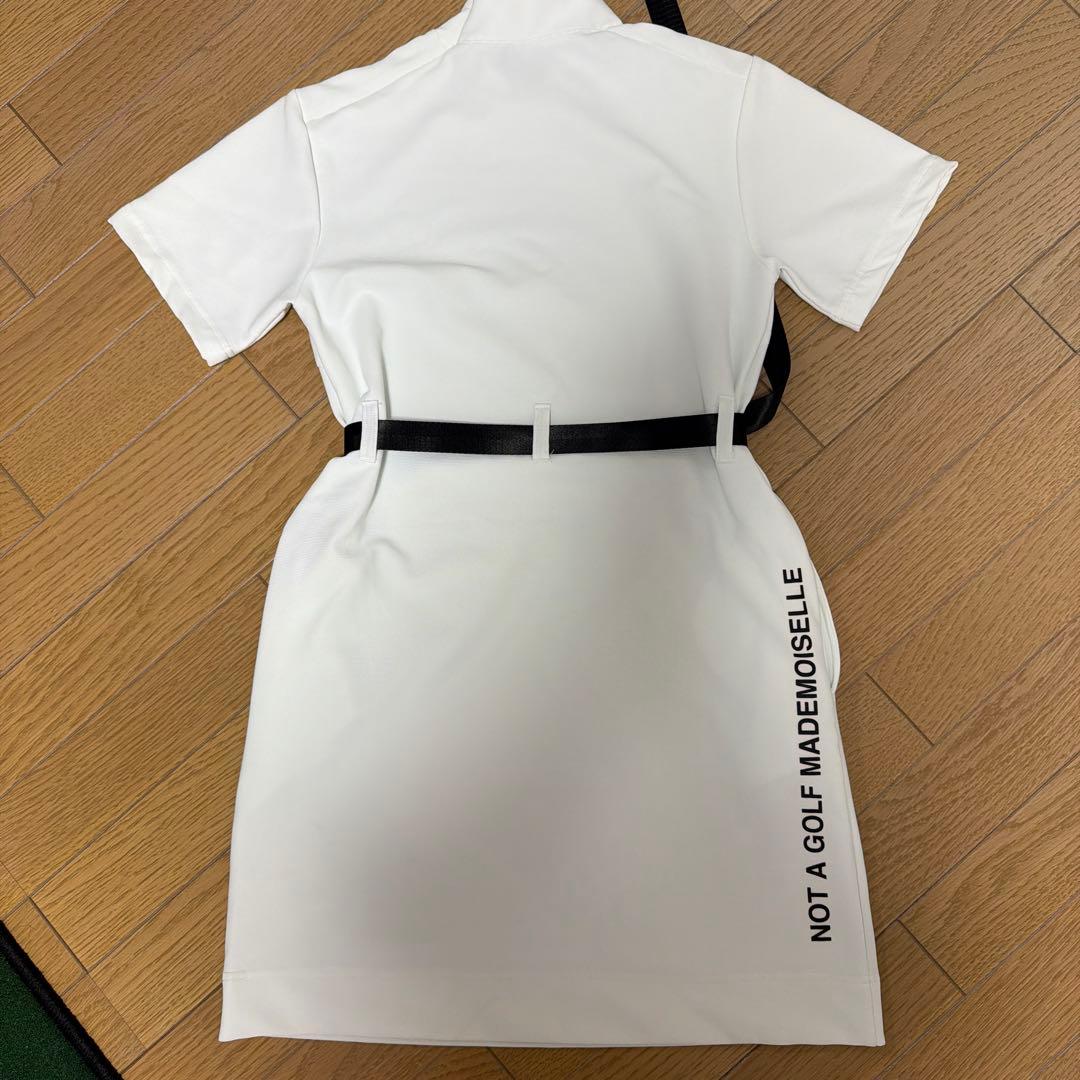 Cph/Golf ベルト付きワンピース ホワイト