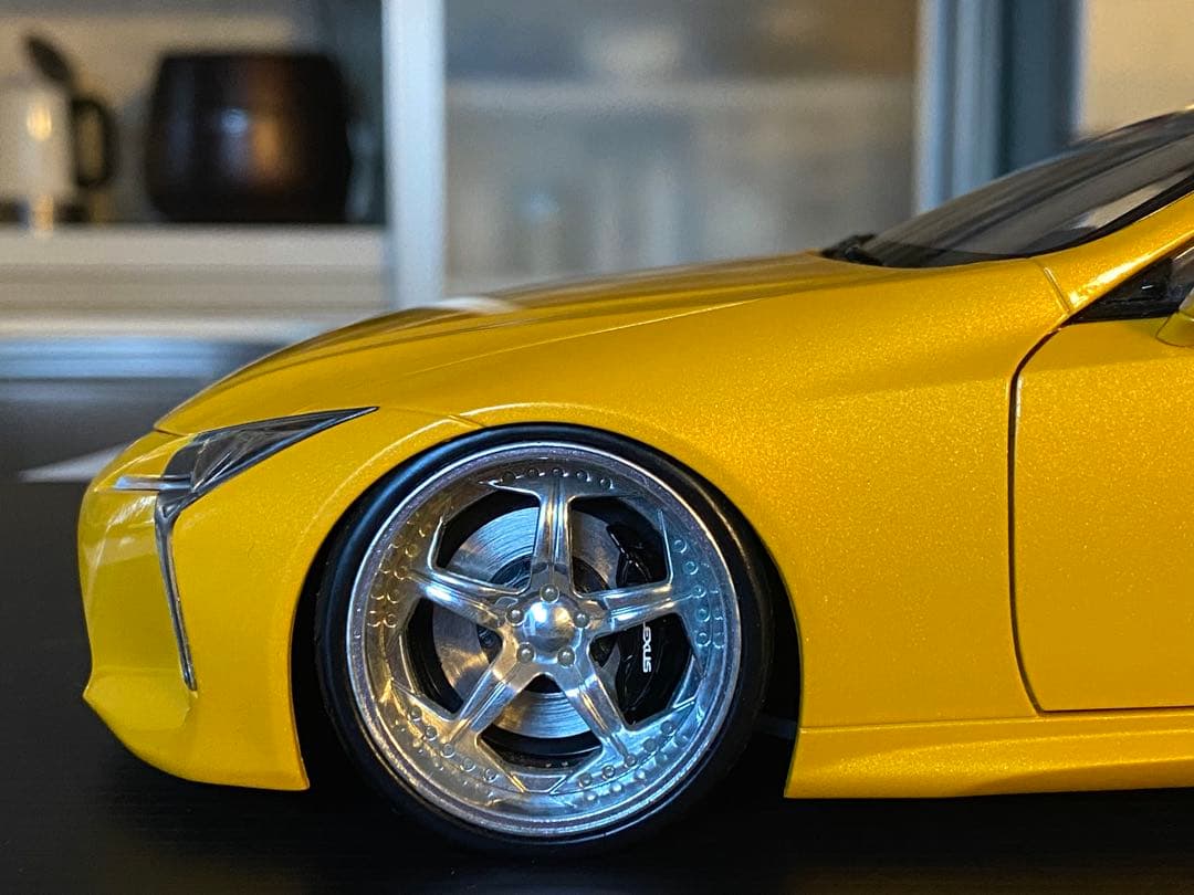 LC500 1/18 ディスプレイモデル　23インチオリジナルカスタム